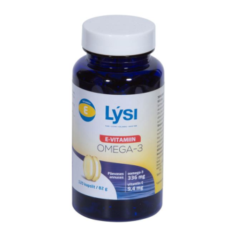 Lysi Omega-3 E-Vitamiini kapslid N120