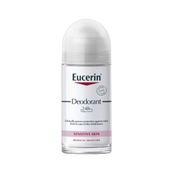 Eucerin rull-deodorant tundlikule nahale 24H 50 ml