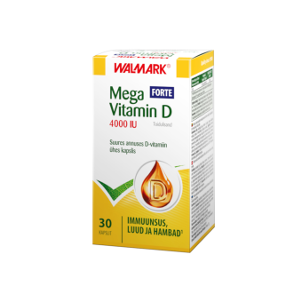 Walmark Mega Vitamiin D kapslid 4000IU N30