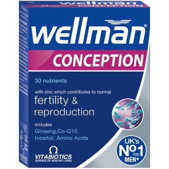 Vitabiotics WellMan Conception tabletid N30