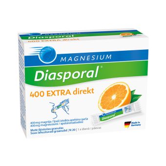 Magnesium-Diasporal 400 Extra Direkt graanulid N20 2.2 г