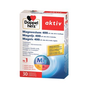 Doppelherz Aktiv magneesium tabletid 400MG N30