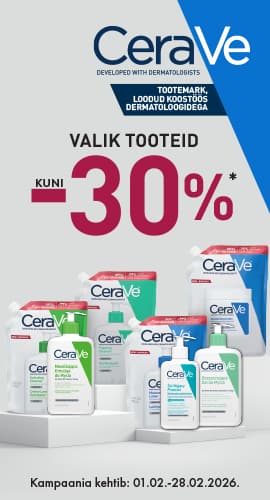 CeraVe valik tooteid -30%