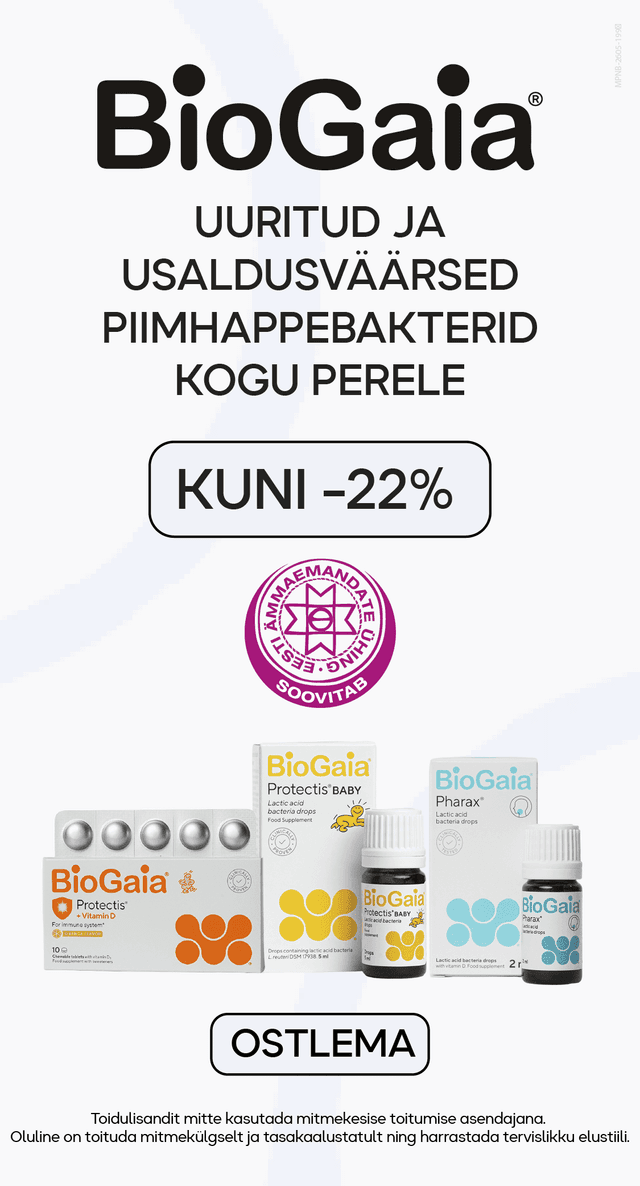 BioGaia tootevalik kuni -22%