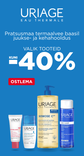 Valik Uriage keha- ja juuksehooldustooteid kuni -40%