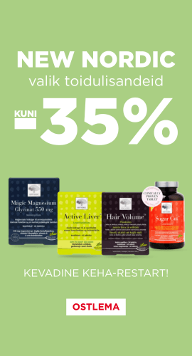 New Nordic valik toidulisandeid kuni -35%