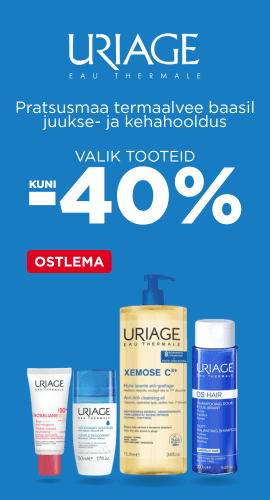 Valik Uriage keha- ja juuksehooldustooteid kuni -40%