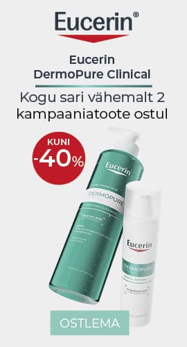 Eucerin DermoPure Clinical kuni -40% vähemalt 2 toote ostu korral.