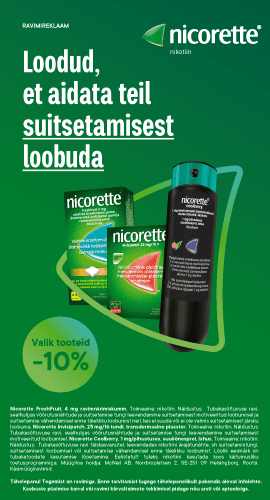 Valik Nicorette tooteid -10%