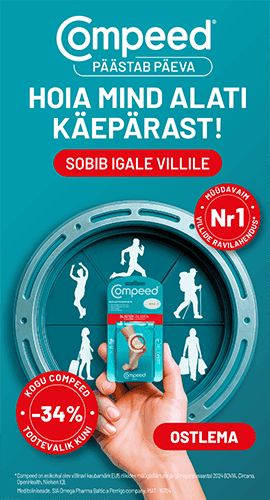 Kogu Compeed tootevalik kuni -34%