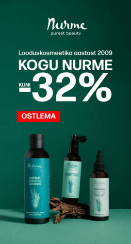 Kogu Nurme kosmeetika kuni -32%