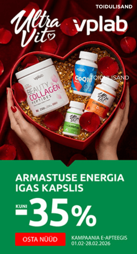 Valik VPLAB ja UltraVit toidulisandeid kuni -35%