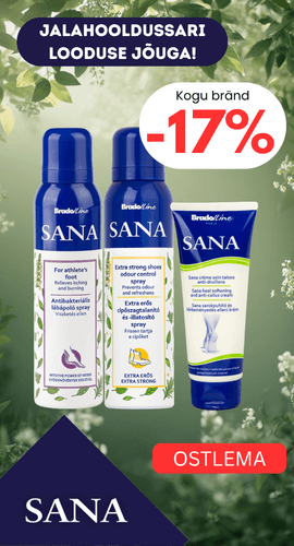 Sana jalahooldustooted -17%