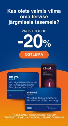 Valik Orthomol toidulisandeid -20%