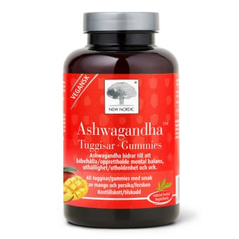 New Nordic Ashwagandha kummikommid N60