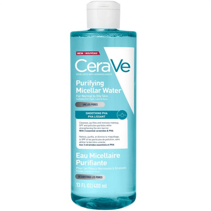 CeraVe Purifying Micellar Water puhastav mitsellaarvesi kombineeritud ja rasusele nahale 400 ml-1