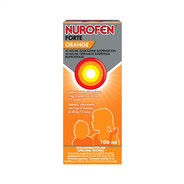 NUROFEN FORTE ORANGE 40MG N1 100 ml