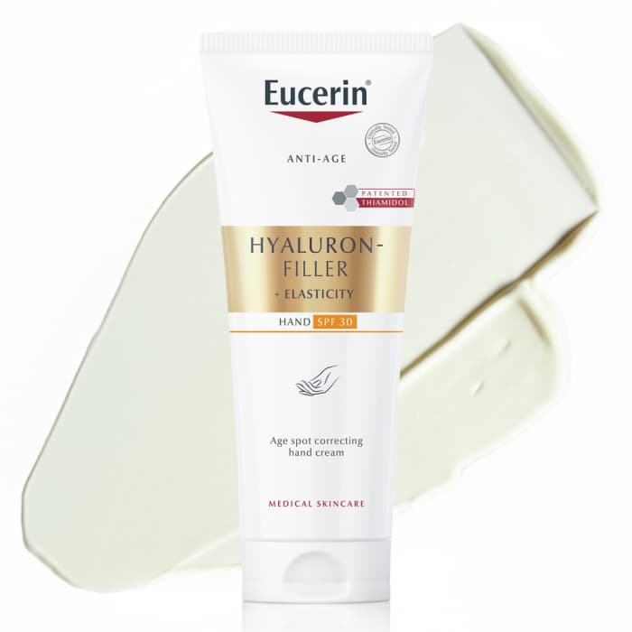 Eucerin Hyaluron-Filler + Elasticity vanusest tingitud laike korrigeeriv kätekreem SPF30 75 ml