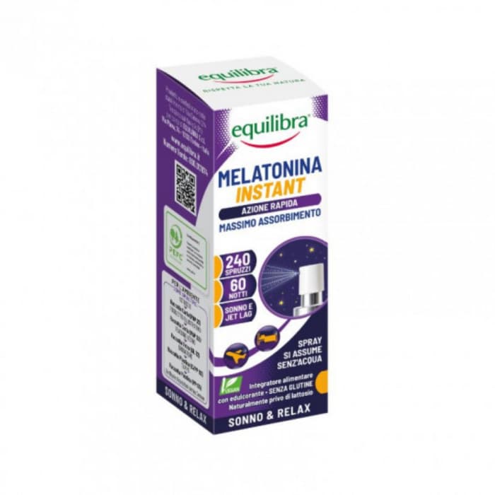 Equilibra Melatonin Instant sprei une jaoks 30 ml