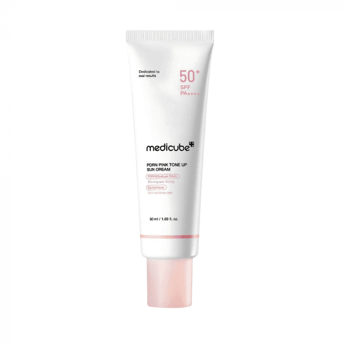 Medicube PDRN Pink Tone Up 50+SPF солнцезащитный крем 50 мл