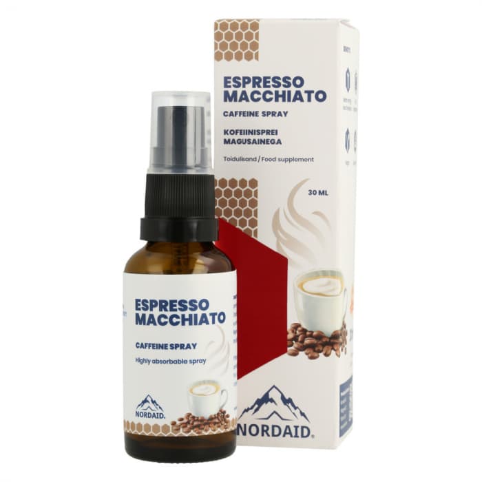 Nordaid Espresso Macchiato кофеин+B12 спрей 30 мл