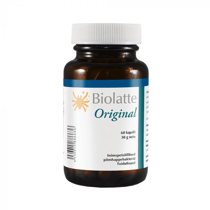 Biolatte Original kapslid piimhappebakteritega N60