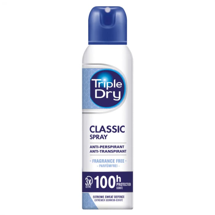 Triple Dry Classic дезодорант-спрей без запаха 150 мл