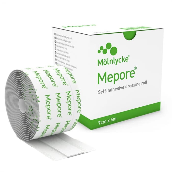 Mepore isekleepuv mittesteriilne rullplaaster 7cmx5m