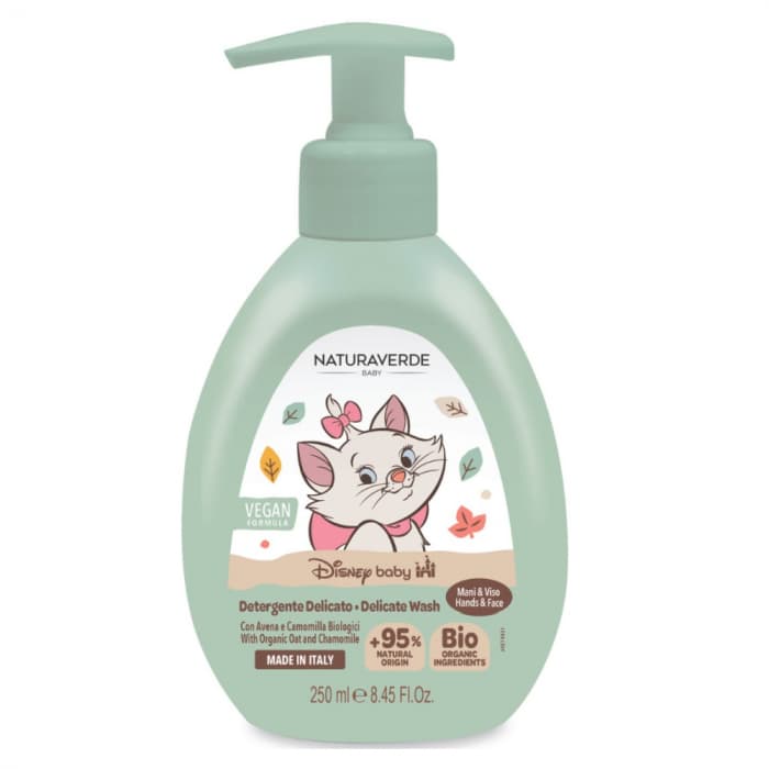 Naturaverde Baby Delicate Wash Hands & Face нежный гель для умывания лица и рук 250 мл