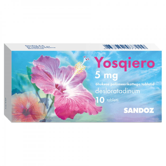 YOSQIERO KAETUD TBL 5MG N10