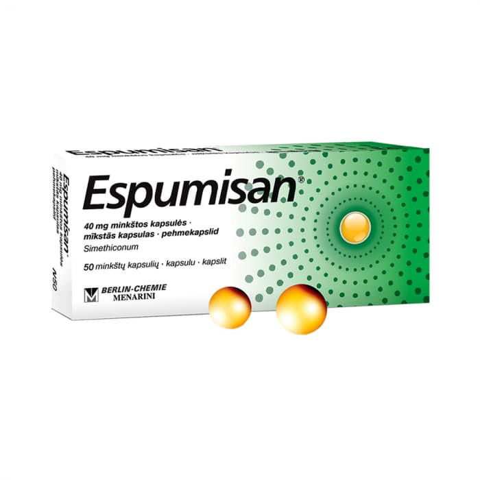 ESPUMISAN PEHMEKAPSEL 40MG N50