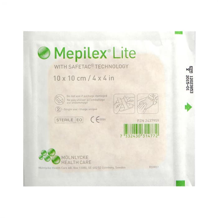 Mepilex Lite silikoonhaavapadi steriilne 10x10cm N5-1