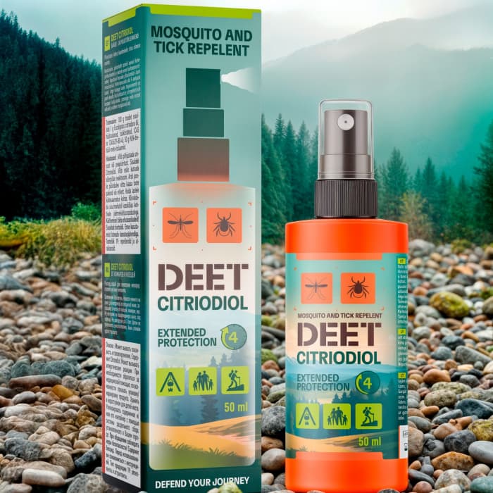 Deet + Citriodiol sääse- ja puugitõrjevahend 50 ml-1