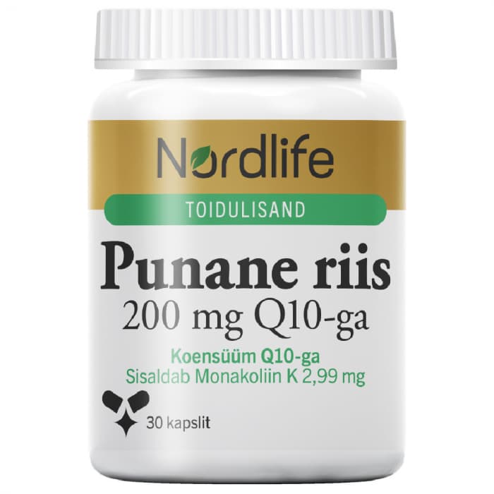 Nordlife Красный рис 200mg Q10 капсулы N30
