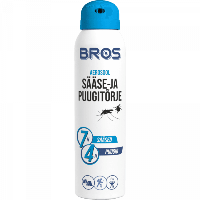 BROS sääse- ja puugitõrje aerosool 90 ml