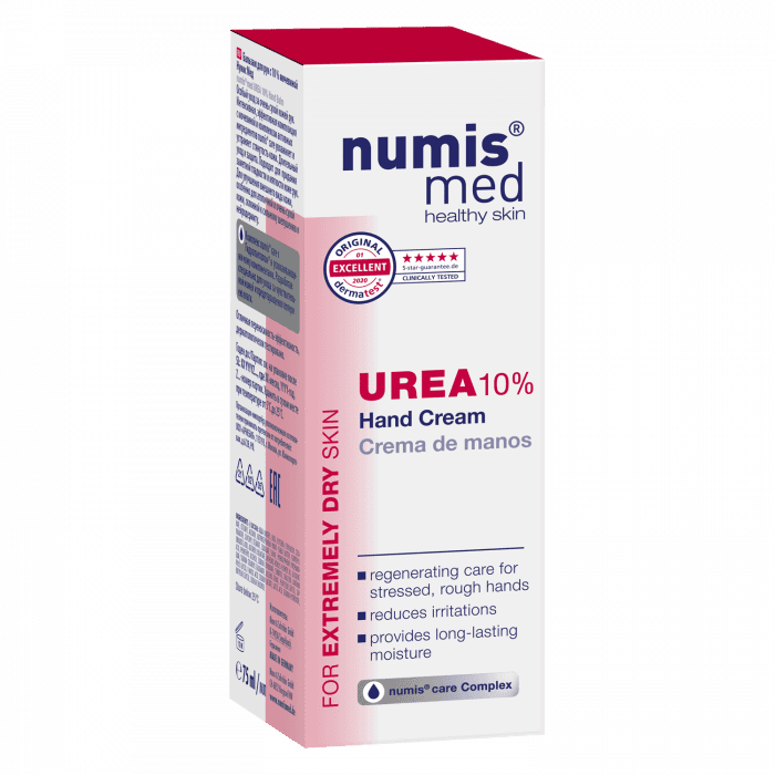 Numis Med Urea taastav kätekreem 10% uureaga 75 ml-1