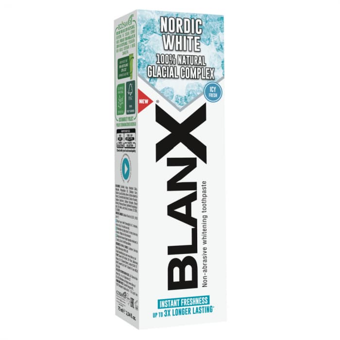 Blanx Nordic White valgendav hambapasta 75 ml