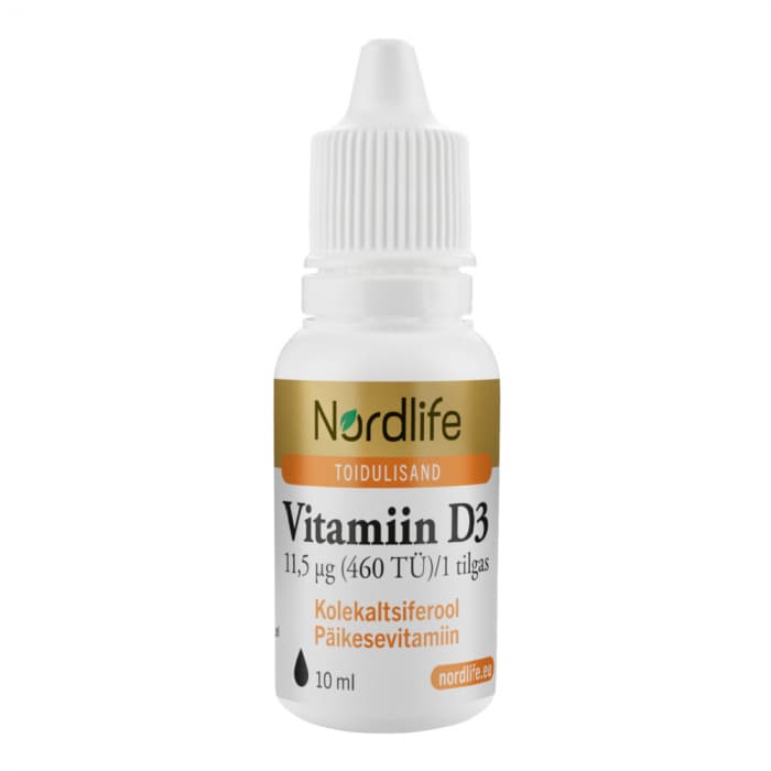 Nordlife Витамин D3 в каплях 11,5mcg 10 мл-1