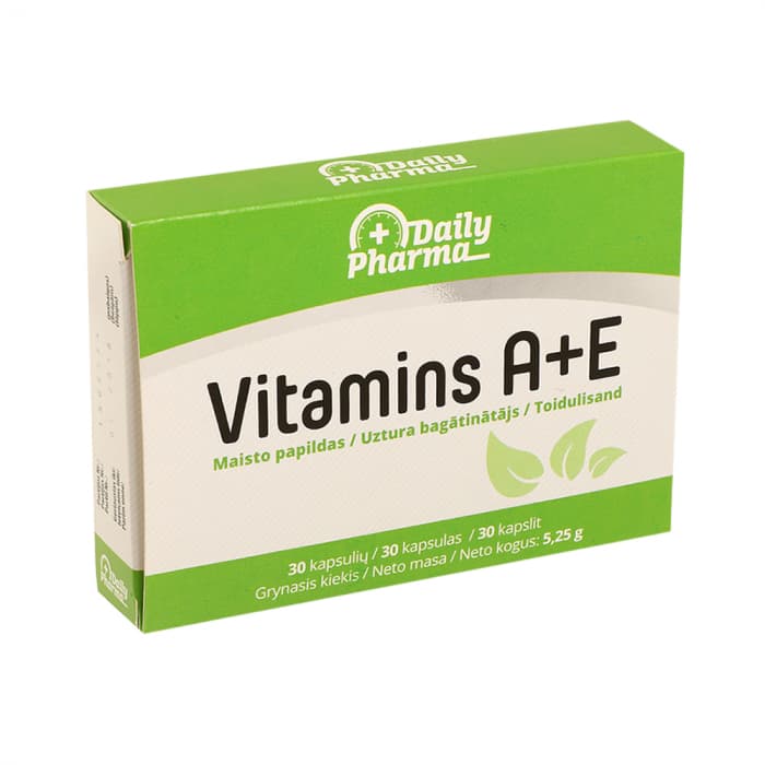 Daily Pharma vitamiin A+E kapslid N30