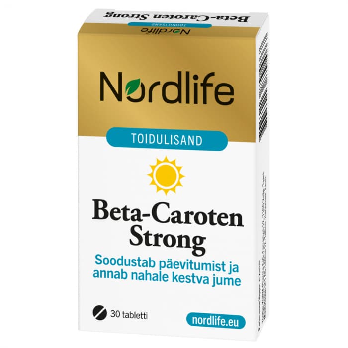Nordlife Beta-Caroten Strong tabletid N30