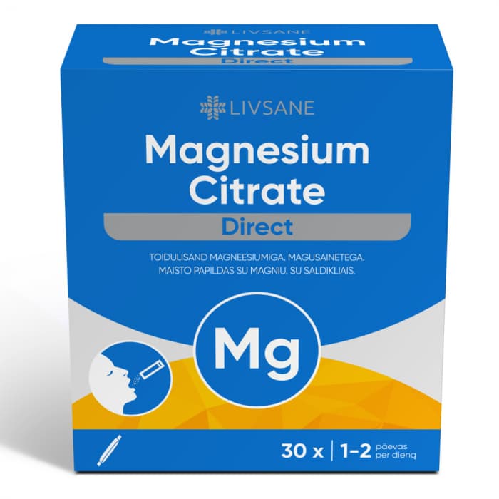Livsane Цитрат магния Direct гранулы N30