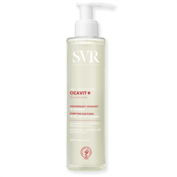 SVR Cicavit+ Gel Moussant pesugeel ärritunud ja kahjustatud nahale 200 ml