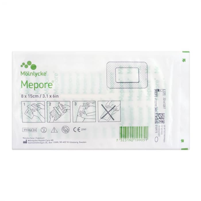 Mepore haavaplaaster 8x15cm isekleepuv steriilne N1