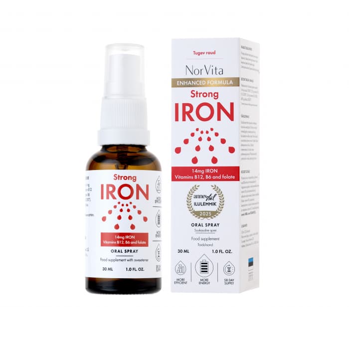 NorVita Tugev Raud suukaudne sprei 30 ml