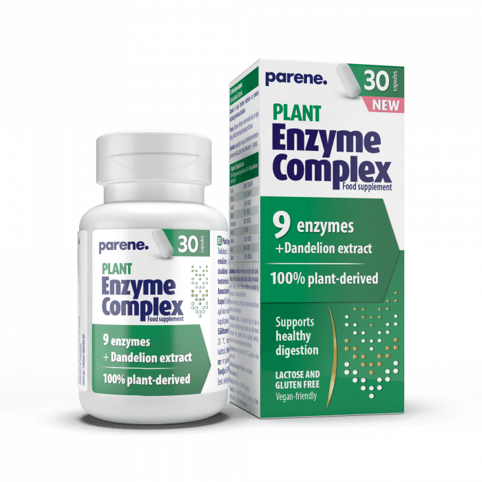 Parene Plant Enzyme Complex kapslid seedimisele N30