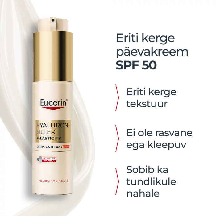 Eucerin Hyaluron-Filler + Elasticity eriti kerge päevakreem SPF50 50 ml-2