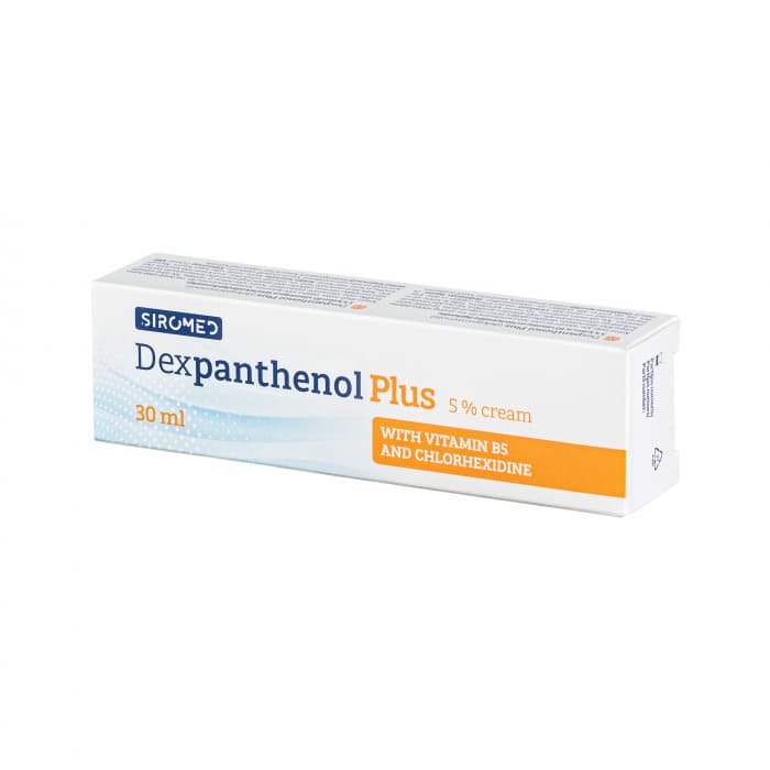 Siromed Dexpanthenol Plus 5% B5 ja kloorheksidiiniga kreem 30 ml-1