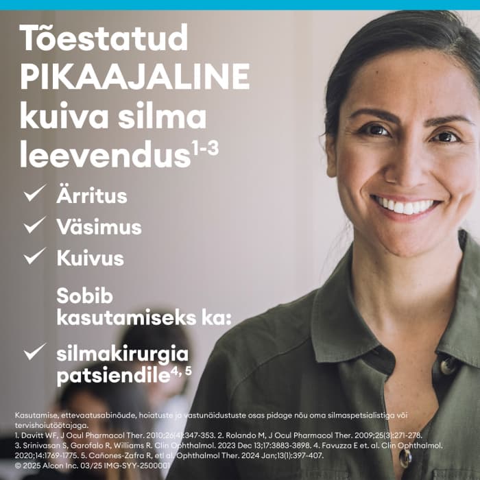 Systane Hydration säilitusaineta niisutavad silmatilgad 10 ml-2