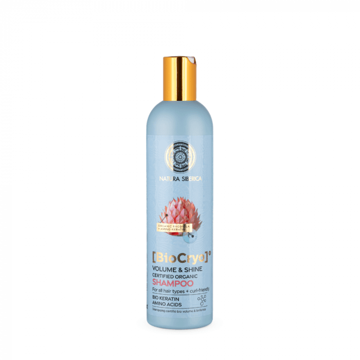 Natura Siberica BioCryo Volume & Shine šampoon 400 ml
