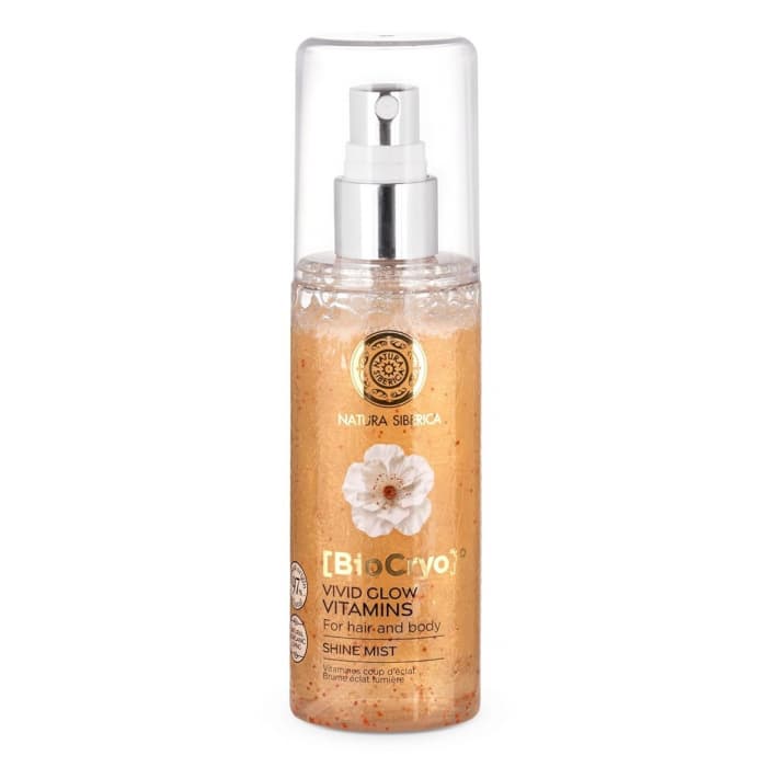 Natura Siberica BioCryo Vivid Glow Vitamins sädelev naha- ja juuksesprei 125 ml